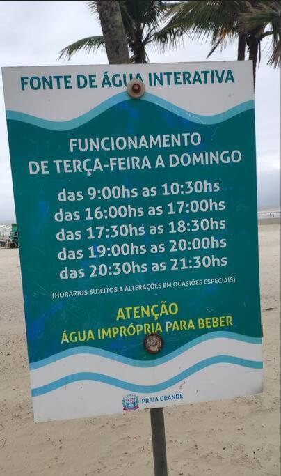 Apartamento 2 Dormitorios E Sacada Gourmet Frente Ao Mar Прая-Гранді Екстер'єр фото