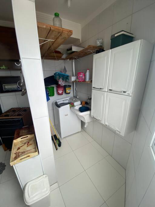 Apartamento 2 Dormitorios E Sacada Gourmet Frente Ao Mar Прая-Гранді Екстер'єр фото