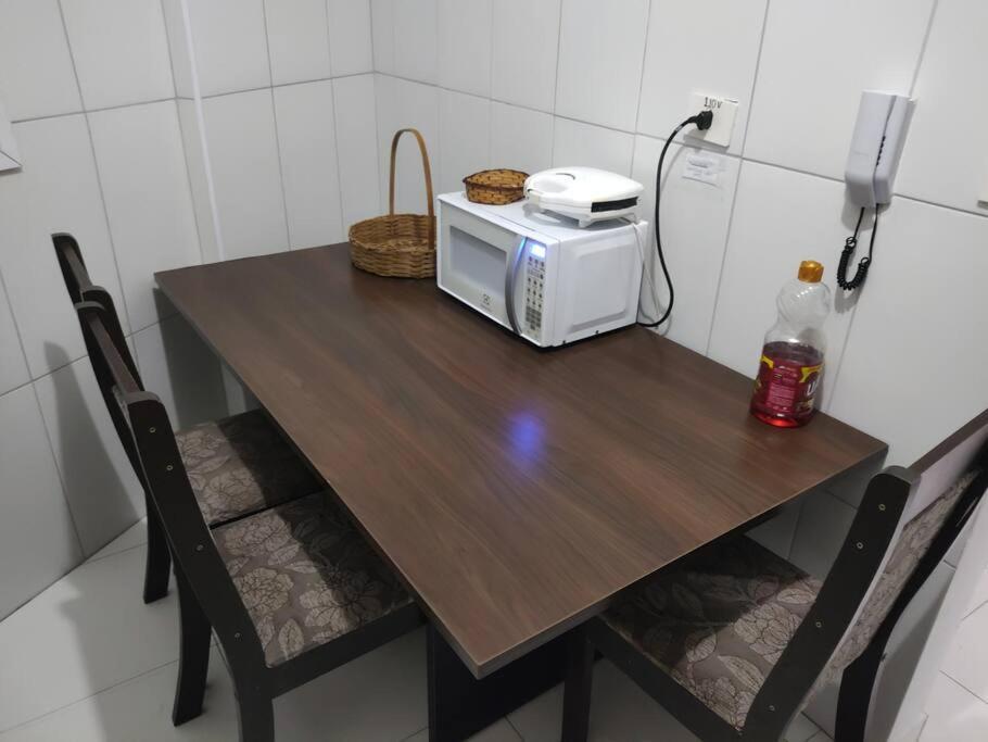 Apartamento 2 Dormitorios E Sacada Gourmet Frente Ao Mar Прая-Гранді Екстер'єр фото